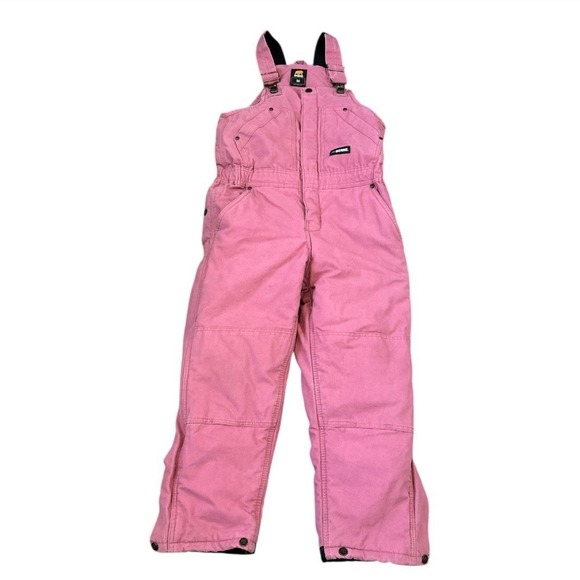 Berne Other - BERNE Youth Insulated Bib Overalls Pink Workwear Carpenter Snow Youth Med. 10-12